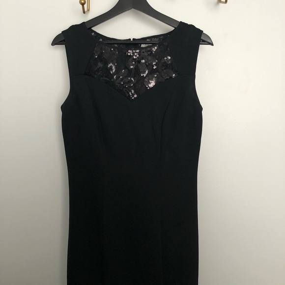 Cache fitted formal black dress size 6 - Picture 1 of 6